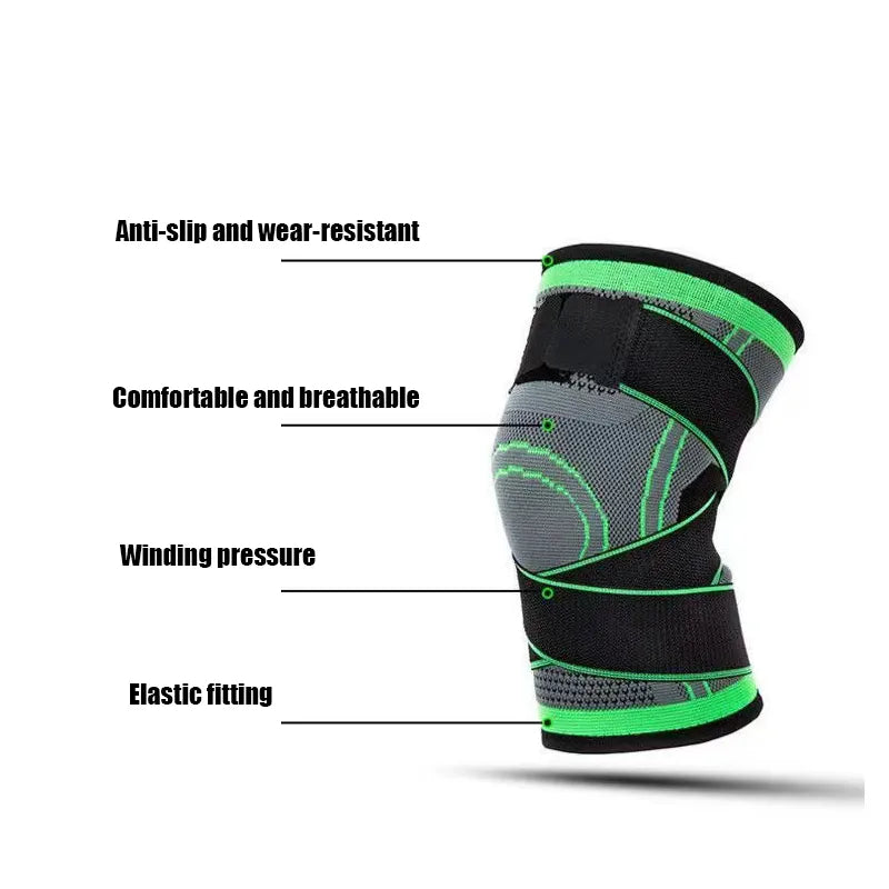 3D Weaving Compression Knee Support Sleeve Brace